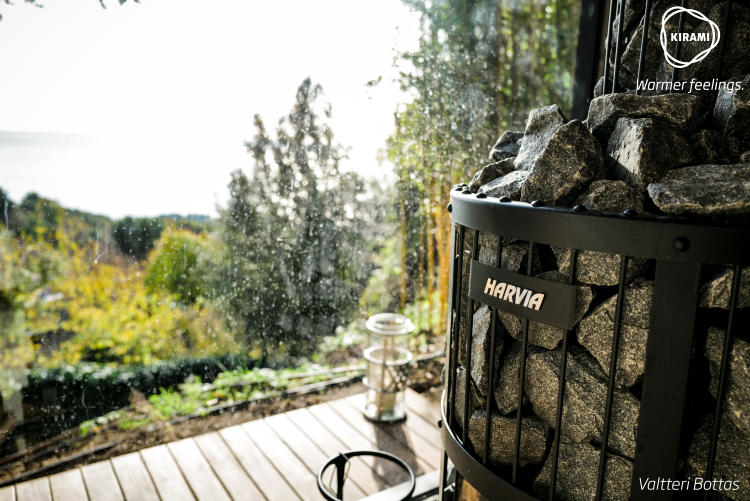 Valtteri Bottas | Maintenant, j’ai une magnifique vue sur la mer et je peux l’admirer de l’intérieur du sauna | Kirami FinVision® -sauna