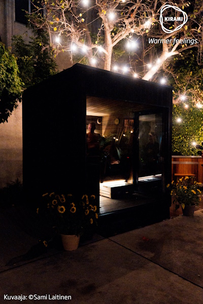 Des saunas finlandais et les touches du pays hôte | Kirami FinVision® -sauna