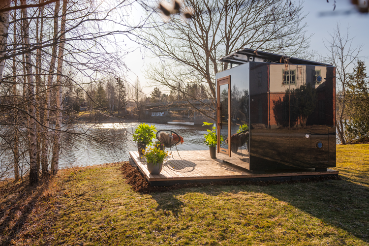 Kirami FinVision® -sauna Zero M - un design qui s'aligne davantage sur le style européen