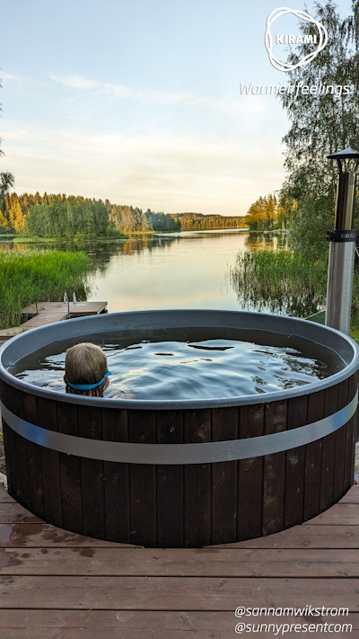 Dans le bain nordique, vous profitez de la vie avec vos cinq sens ! | Kirami - Warmer feelings.