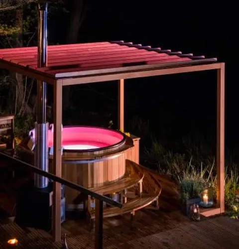 Nouveau ! Un éclairage LED pour illuminer votre bain nordique. Ambiance magique assurée ! | Kirami