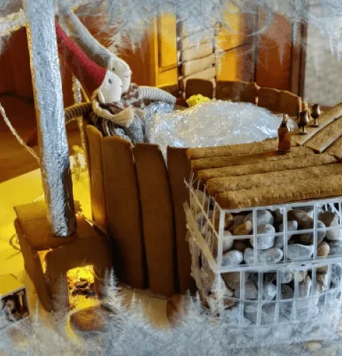 Le bain nordique se transforme en version pain d’épices | Kirami