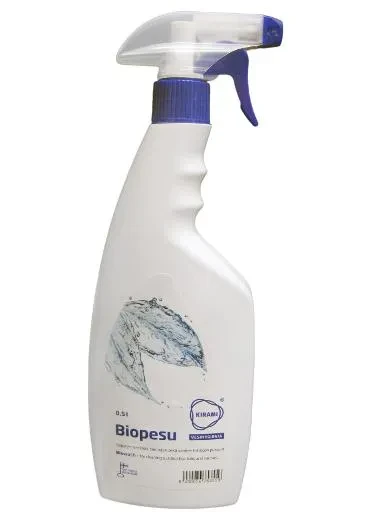 Produit nettoyant biologique pour bains nordiques et saunas.