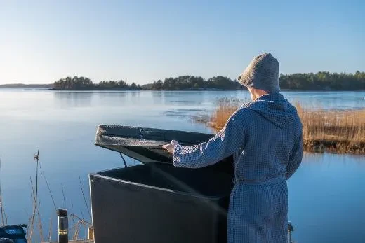 Comfort BlackIce S - BlackLeather, gris