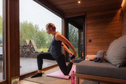 Kirami FinVision® - ounger XL Misty | espace de travail isolé en pleine nature