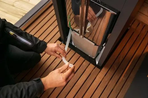 Kirami FinVision® -sauna M Misty, Harvia Virta Combi 10,8 kW - Sauna finlandais