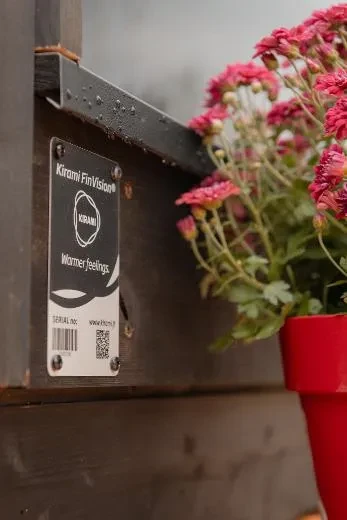 Kirami FinVision® -sauna M Misty  | Außensauna