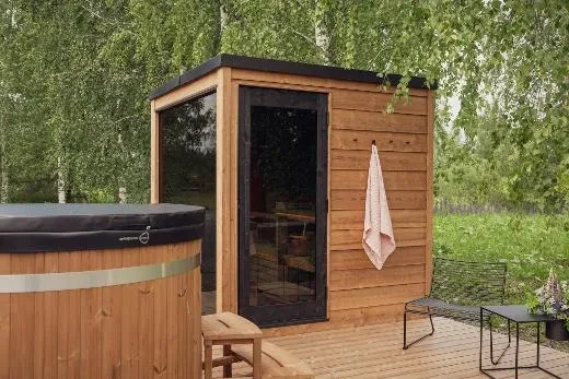Kirami FinVision® -sauna M Nordic Dawn (Droite), Spirit 9kW